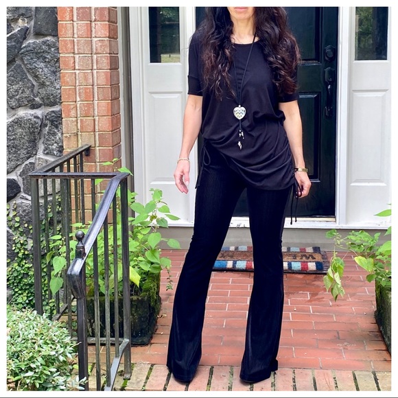 FABULOUS SHORT SLEEVES SIDE RUCHED LOOSE FIT TUNIC - Picture 12 of 16